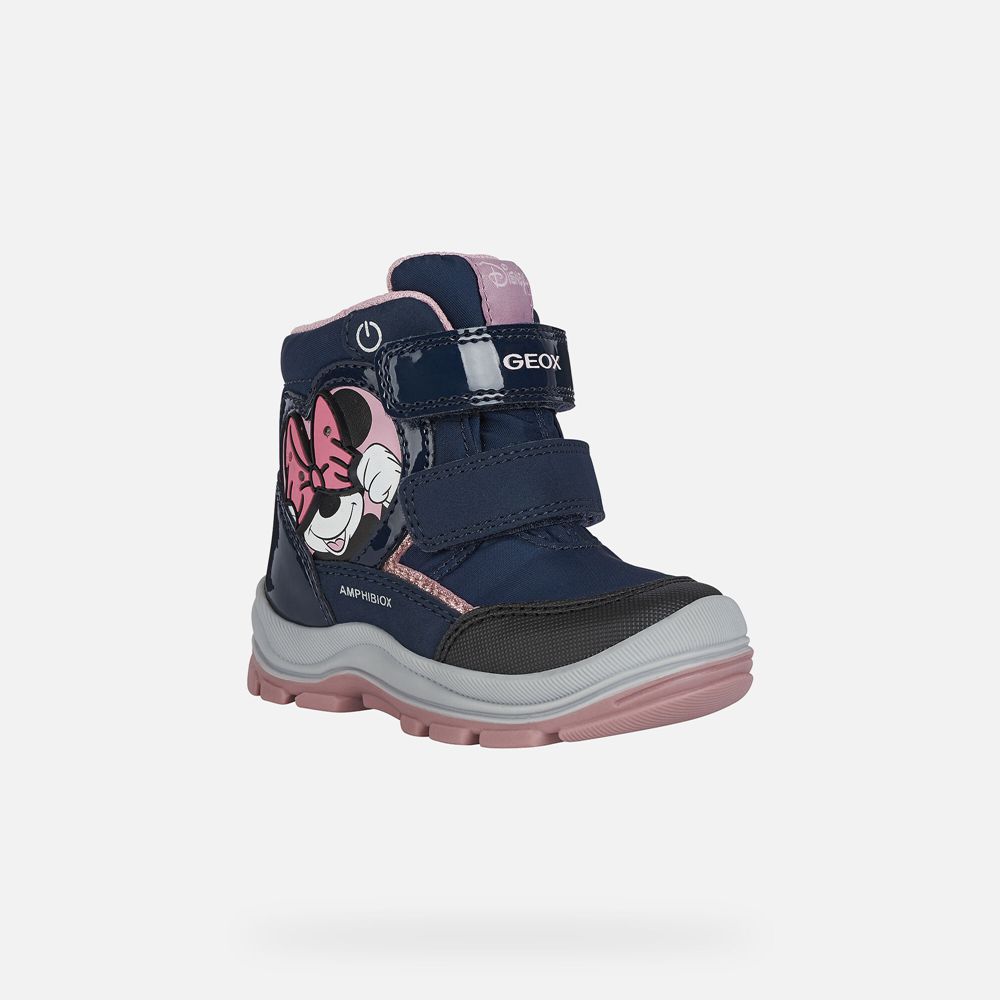 Botas Geox Bebe Azul Marinho - Flanfil Abx Girl - CTLXK1527